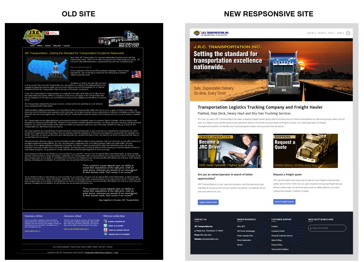 JRC before & after